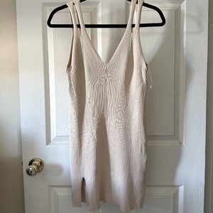 NUDE KNIT DRESS